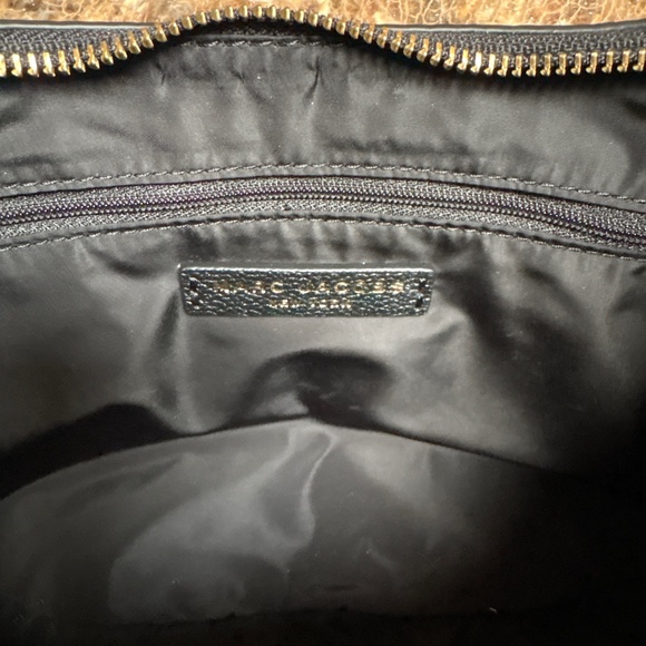 Michael Kors Pebbled Leather Half-Moon Zip Shoulder Bag –Black - Picture 4 of 4